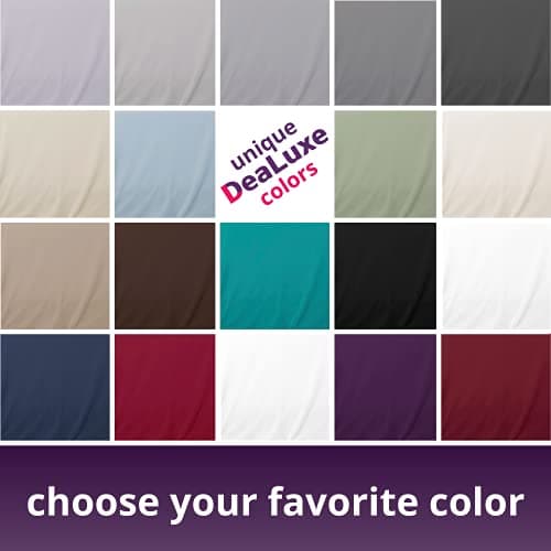 Grey Fitted Sheet Queen Only - Real 16” Inch Deep Pocket Queen Fitted Sheet - Best Fit for 14” - 18” Deep Pocket Mattresses - Soft Easy Care Bottom Fitted Bed Sheets Only - Queen Size - Medium Gray 5