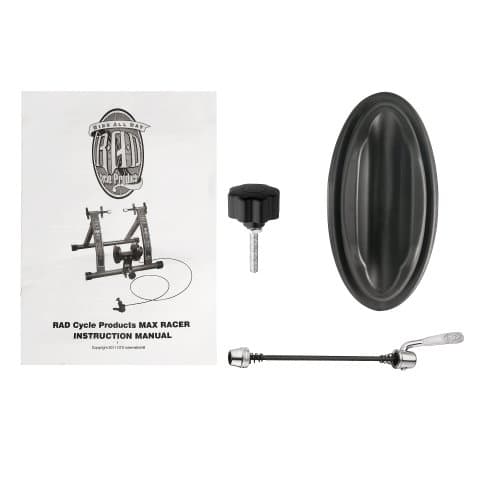 RAD Cycle Products Max Racer 7 Levels of with Smooth Magnetic Resistance Bicycle Trainer Allows You to Work Out with Your Bike 5