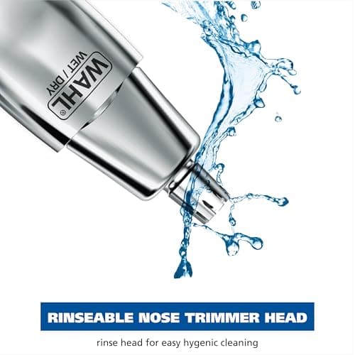 Wahl Groomsman Rechargeable Beard Trimmer kit for Mustaches, Nose Hair, and Light Detailing and Grooming with Bonus Wet/Dry Battery Nose Trimmer – Model 5622v 9