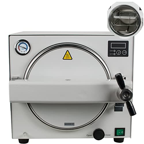 Upgrade Steam Autoclave Sterilize 304 Stainless 18L 900W 110V/220V Lab Autoclave Sterilizer Equipment with Chip Control