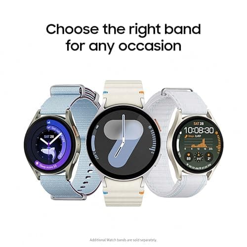 Samsung Galaxy Watch 7 40mm Bluetooth AI Smartwatch w/Energy Score, Wellness Tips, Heart Rate Tracking, Sleep Monitor, Fitness Tracker, 2024, Cream [US Version, 1Yr Manufacturer Warranty] 10