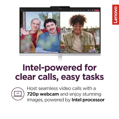 Lenovo IdeaCentre Everyday Tasks 24" Full HD All-in-One Desktop Computer • Office 365 for the Web • Intel 4-Cores • 256GB SSD • 8GB RAM • KB and Mouse • Windows 11 8