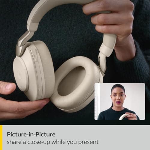 Jabra PanaCast 20 Conferencing Camera - Flexible Plug & Play Personal Video Solution Computer Webcam with AI-Powered 4K Ultra-HD, Intelligent Zoom, and Lighting Optimization - Black 5