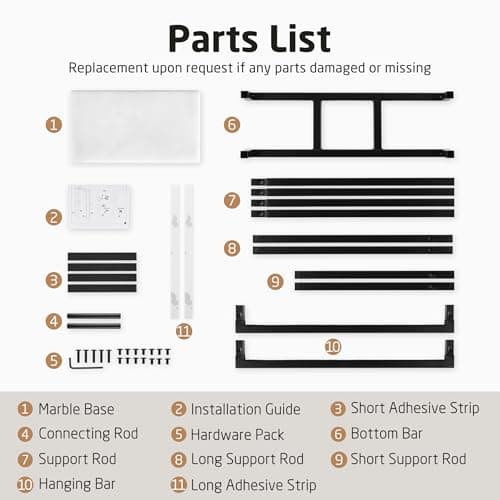 KES Standing Towel Racks for Bathroom with Heavy Marble Base, 38" H Towel Rack Stand for Bathroom 2-Tier, Blanket Rack for Bathroom Floor, Matte Black, BTH501-BK 9