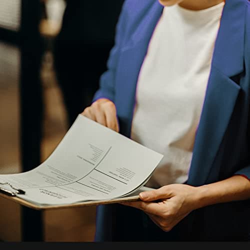 Clipboards 20 Pack - FREYBLI Heavy Duty Wood Clip Boards Bulk with Low Profile Clip, Eco-Friendly Hardboard Standard A4 Letter Size (9" x 12.5") for 8.5x11 Inch Paper, Ideal for Classroom 7