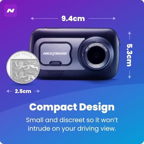 Nextbase 1440p HD Wi-Fi Dash Cam 522GW with Alexa… 4
