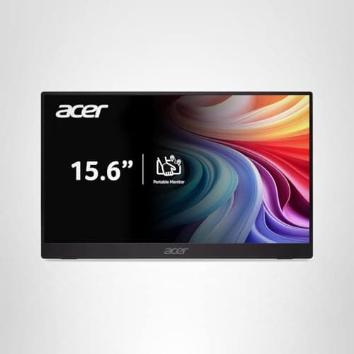 Acer Portable Monitor | 15.6" FHD IPS | Adaptive-Sync Support (FreeSync Compatible) | Slim Design | External Monitor for Laptop PC/Mac | 2 x USB 3.1 Type-C Port, HDMI 1.4 & Audio Out | PM161Q B1bmiuux 14