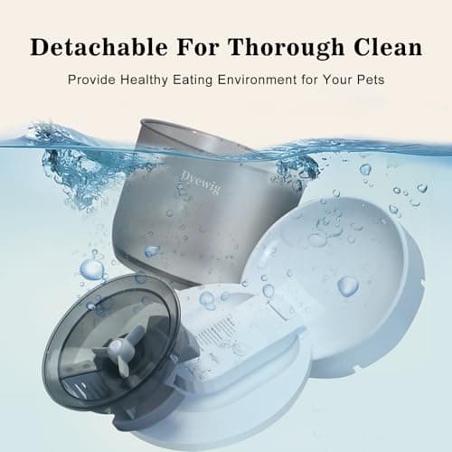 Automatic Cat Feeder with Camera, 3L Smart WiFi Pet Food Dispenser for Cats & Small Dogs, App Control, Voice Recorder, Dual Power, Customizable Feeding Schedules, Anti-Clogging Design 7