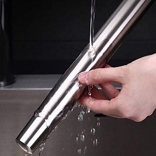 Smooth Stainless Steel Rolling Pin for Baking Fondant, Pizza, Pie, Pastry, Pasta, Dough, Cookies (12.8in) 8