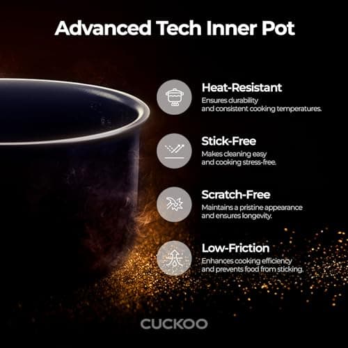 CUCKOO Micom Rice Cooker 6 Cup Uncooked / 12 Cup Cooked, Korean Fuzzy Logic Rice Cooker with Delay Timer & Keep Warm Setting, Versatile Food Steamer with Non-Stick Inner Pot, Silver (CR-0632F) 4