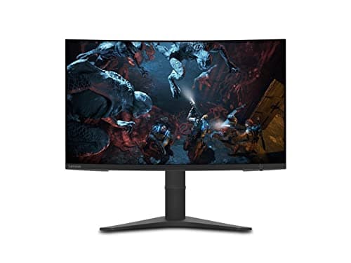 Lenovo G32qc-10 31.5-inch QHD Curved Gaming Monitor, 1440p, AMD FreeSync Premium, DisplayPort, HDMI, Narrow Bezels, Adjustable, VESA Mount, 66A2GCCBUS