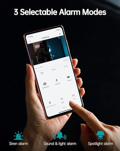 ZUMIMALL Security Cameras Wireless Outdoor, 2K Solar Camera for Home Security with 3MP Color Night Vision, 2.4GHz WiFi, 2-Way Talk, Spotlight & Siren, IP66 Waterproof, Compatible with Alexa 5
