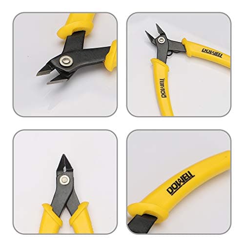 DOWELL Micro Cutter Flush Cutter Soft Wire Cutters Professional Cutting Copper And Aluminum Wire Cables 6
