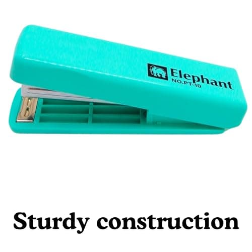 Mini Stapler, Small Stapler, Thin Flat Compact Portable Pocket Slim Cute for Office Students Classroom School Travel (Green) 5