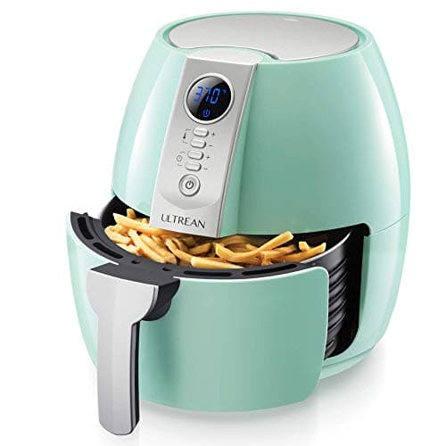 Ultrean Air Fryer, 4.2 Quart Electric Hot Airfryer Oven Oilless Cooker for Quick Easy Meals, Nonstick Frying Pot, UL Certified,1500w, Blue