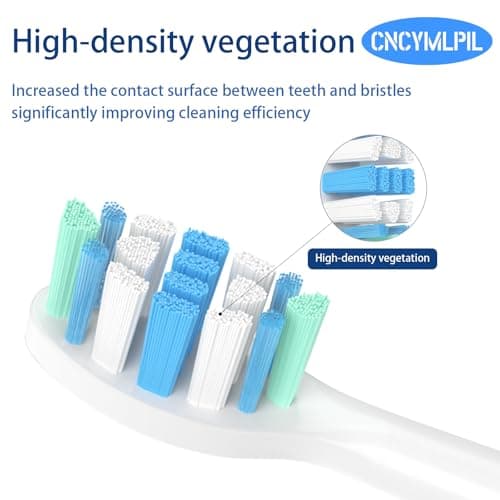 Replacement Toothbrush Heads for Philips Sonicare Replacement Heads, Electric Replacement Brush Head Compatible with Phillips Sonicare Electric Toothbrush, 8 Pack 7
