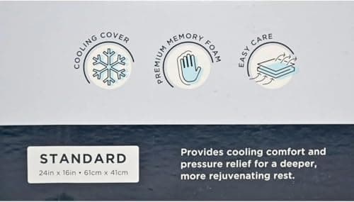 Serenity by tempur-pedics Cooling Memory Foam Pillow 7