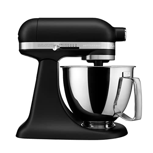 KitchenAid Artisan Mini 3.5 Quart Tilt-Head Stand Mixer - KSM3316X - Black Matte
