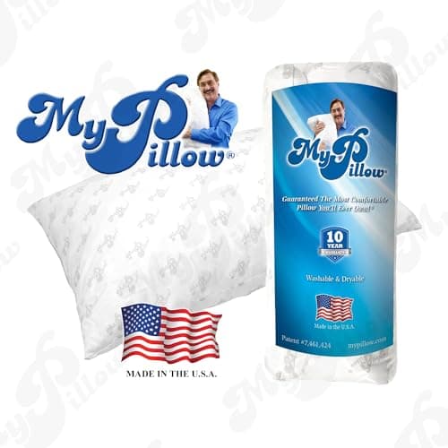 MyPillow Bedding Bed Pillows for Sleeping Standard Size, Set of 2, Back, Stomach or Side Sleepers - My Pillow Classic Pillow (Standard, Medium) 5
