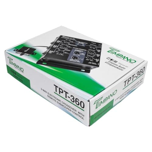 Timpano 3-Way Electronic Crossover Remote Subwoofer Control Equalizer TPT-360 8