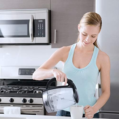 Brightown Electric Glass Kettle for Tea and Coffee, BPA-Free, Fast Boiling, Auto Shut-Off, 1.7 L, 1500W 7