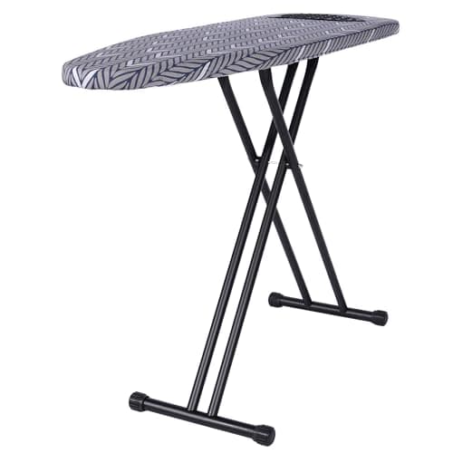 veiox Ironing Board Full Size, Metal Construction Iron Board with Extra Thick Heavy Duty Padded Cover, Stable Structure, Anti-Skid Feet (47x16) 9