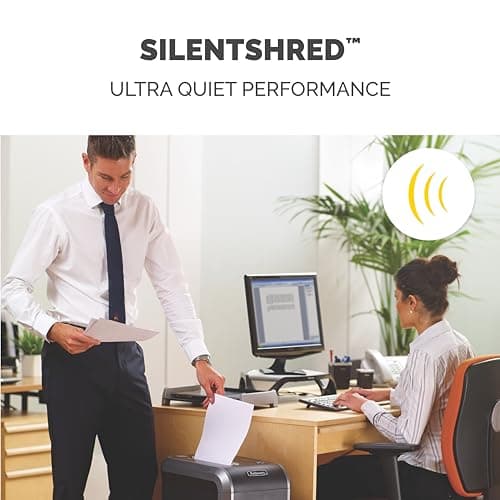 Fellowes Powershred 99Ci 18-Sheet 100% Jam-Proof Heavy Duty Crosscut Paper Shredder Machine for Office and Home, Black/Gray 3229904 6