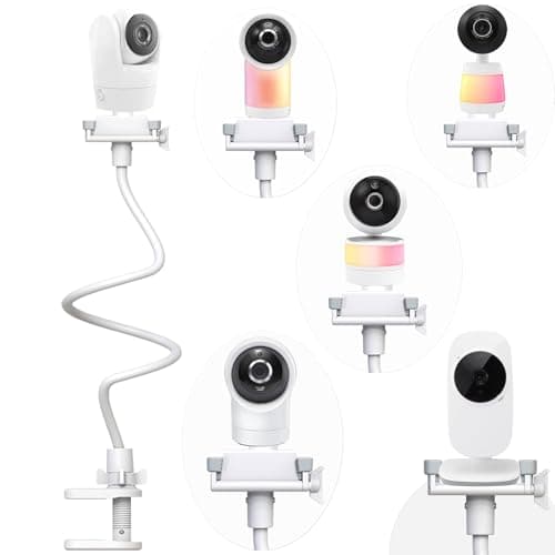 Derebir Baby Camera Monitor Mount Stand Holder Compatible with VTech VM924/ 901/928HD /5263/5755 /5764HD /7764HD/5766/5263/BM5254/ RM5755/ Leapfrog LF920HD/RM7768HD/LF815HD/LF1726FHD /LF2413 Camera