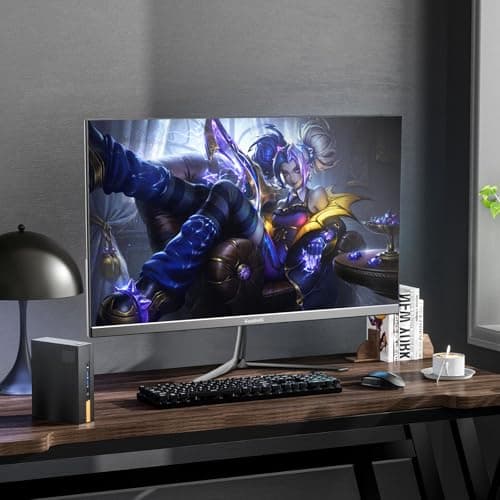 Gawfolk 24.5 Inch PC 200Hz Gaming Monitor, FHD 1080p screen, Built-in speakers,1ms without Bezel, freesync, 99% sRGB, 178 ° Angle View, HDMI、DisplayPort, Compatible with wall mounting 75*75MM - Black 6
