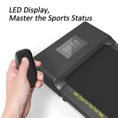 Walking Pad, Under Desk Treadmill 2 in 2 for Home/Office with Remote Control, Walking Treadmill, Portable Treadmill in LED Display,Black 5