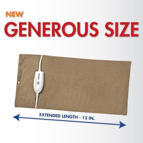 Deluxe Heating Pad Moist/Dry Heat Therapy 5