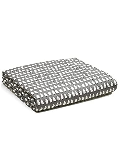 YnM Weighted Blanket,Heavy 100% Oeko-Tex Certified Cotton Material with Premium Glass Beads (Penguin,48''x72'' 12lbs), Suit for One Person(~110lb) Use on Twin/Full Bed