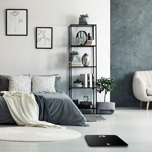 Etekcity Scale for Body Weight, Bathroom Digital Weighing Machine, Extra Wide Platform, High Capacity, Accurate and Safe, Large Backlit LCD Display, 440 lb, Tempered Glass 8