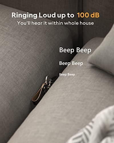 ATUVOS Air Tracker Tags-4 Pack, Bluetooth Luggage Tracker Works with Apple Find My APP (iOS Only, Not for Android), Keys Finder and Item Locator for Luggage, Backpack, Suitcases, Replaceable Battery 5