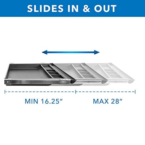 MOUNT-IT! Large Under Desk Pencil Drawer | 21.25” W, Ball Bearing Slide-Out Organizer for Office Supplies, Paper & Pencils | Fits Desks Over 1” Thick, Adjustable Extension 16.25”–28” 8