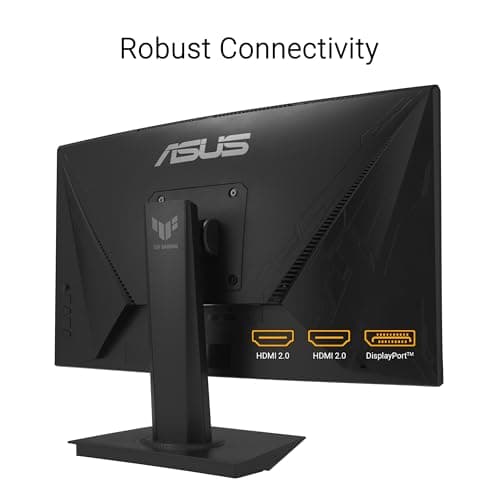 ASUS TUF Gaming 24” (23.6 inch viewable) Curved Monitor (VG24VQER) – FHD, 180Hz, 1ms, DCI-P3 90%, Extreme Low Motion Blur Sync, FreeSync, Shadow Boost, Eye Care, DisplayWidget Center, 3yr Warranty 6