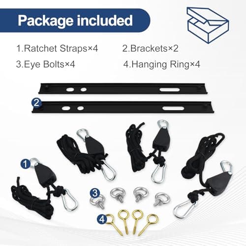 Dehumidifier Hanging Kit for Crawl Space & Basement – 300 Lb. Capacity | Anti-Vibration Mounting Brackets to Reduce Noise, Secure Hanging Dehumidifier Kits (Easy Install) 6