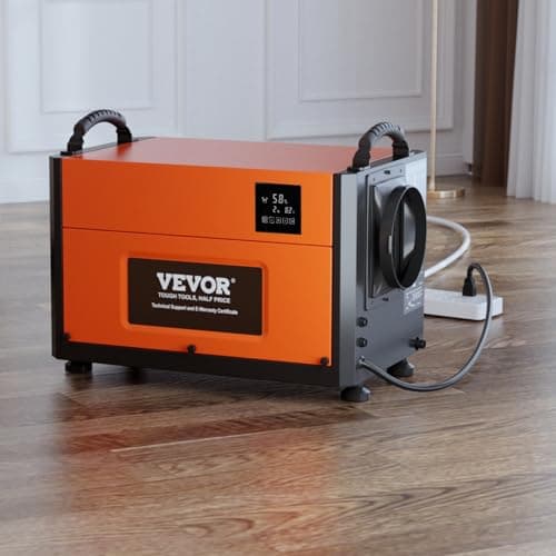 VEVOR 125 Pints Commercial Dehumidifier with Drain Hose for Crawl Spaces, Basements Warehouse & Job Sites, Large Capacity Dehumidifier for Water Damage Restoration, Auto Defrost, CSA Listed 8
