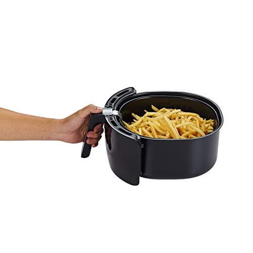 GoWISE USA GW22731 5.8-Quarts 8-in-1 Electric Air Fryer XL + 50 Recipes for your Air Fryer Book (Black) 5