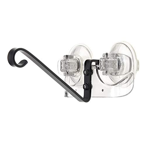 Roamwild Window Mounted Bird Feeder Bracket with Super Strong New Dual Suction Cups Outdoor