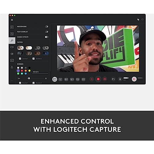 Logitech StreamCam Plus Webcam with Tripod Mount (Graphite) 9