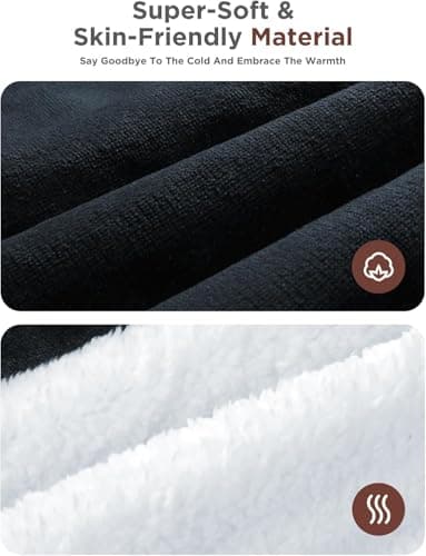 Heated Blanket,Soft Flannel Heated Throw Blanket,Fast Heating Electric Throw Blanket with 8 Heating Levels,9 Hours Auto Shut Off,Overheating Protection, Machine Washable Prefer for Home 5