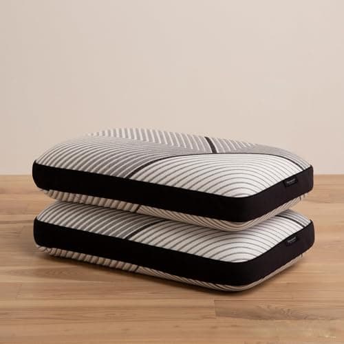 Beautyrest Black Luxury Foam Pillow - Queen Size - Medium Firm Feel - Containing Breathable and Pressure Relieving Premium Memory Foam That Utilizes Plant Based Cooling Technology