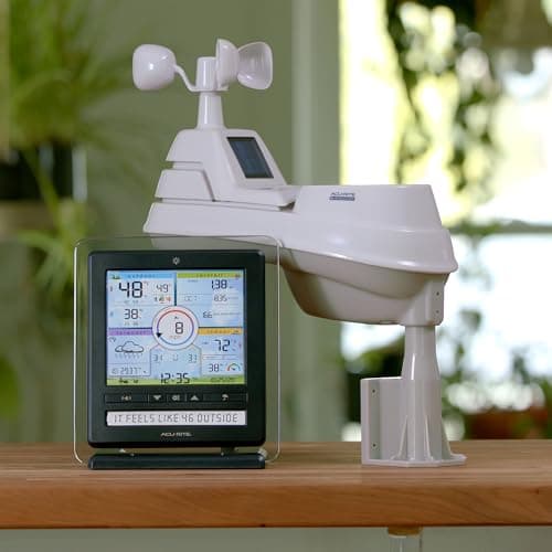 AcuRite Iris (5-in-1) Wireless Indoor/Outdoor Weather Station with Color Display for Hyperlocal Weather Conditions (01536MCBA1) 6