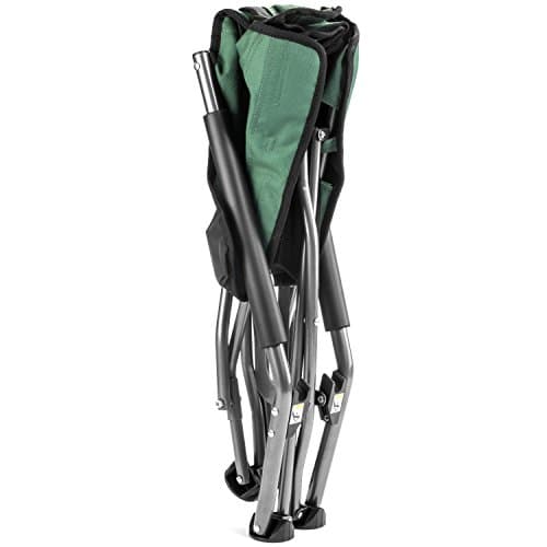 Cascade Mountain Tech Camping Chair - Low Profile Folding Chair for Camping, Beach, Picnic, Barbeques, Sporting Event with Carry Bag, Polyester, Green 11