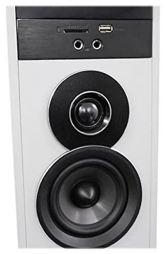 Rockville TM150W Powered Home Theater Tower Speaker System, White, 1000W, 10" Subwoofers, Bluetooth, USB/SD Playback, FM Radio, Remote Control, Karaoke Ready, Perfect for Home Entertainment 7