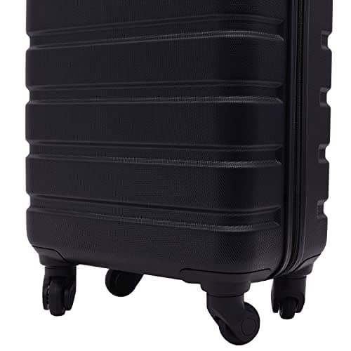 Wrangler 20" Hardside Spinner Carry-On Luggage, Black 7