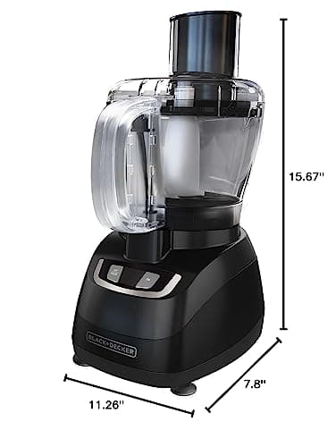 BLACK+DECKER 8-Cup Food Processor, Black, FP1600B 10