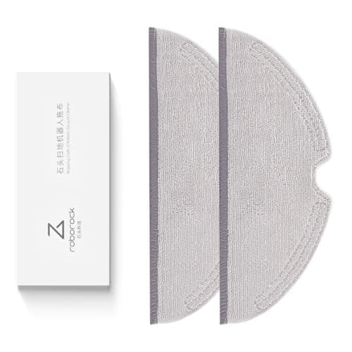 roborock 2 Pack Microfiber Mop Cloths for Q 5, Q5 Pro, Q5 Pro+, Q7, Q7Max, Q8Max, Q8Max+, E Series, S5, S5 Max, S 6, S6 Pure, S6 MaxV Robot Vacuum Cleaner, Mop Pad Replacement Accessories 7