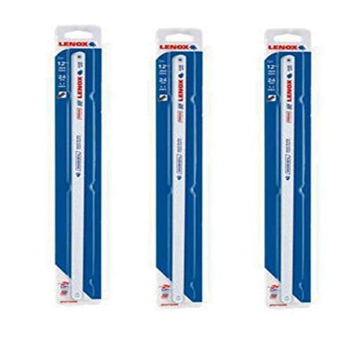 LENOX Tools Hacksaw Blade, 12-inch, 24 TPI, 2-Pack (20161T224HE), 3 Pack
